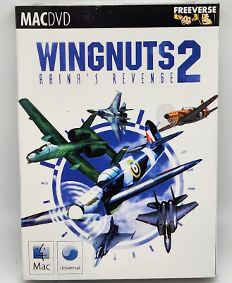 NEW WINGNUTS 2 RAINA'S REVENGE SEALED SMALL BOX MAC OS MACINTOSH APPLE MACDVD