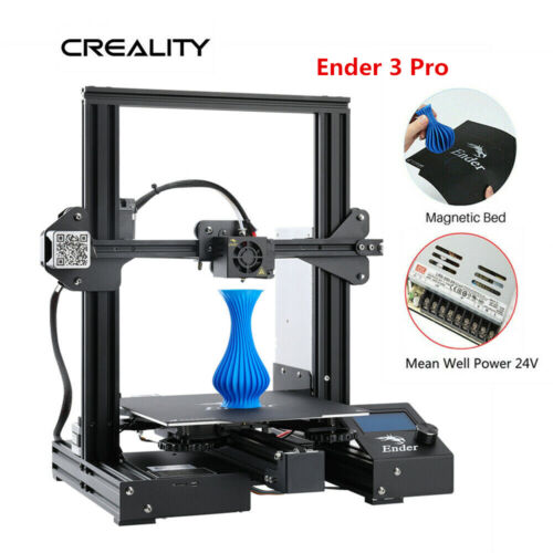 Imprimante 3D d'occasion Creality Ender 3 Pro à faire soi-même impression RÉSUMÉ autocollant magnétique DC 24V   - Photo 1/10