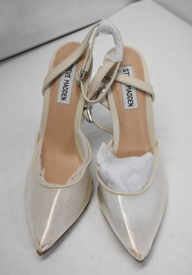 Steve Madden Alessi Nude Leather Pointed Stiletto 4