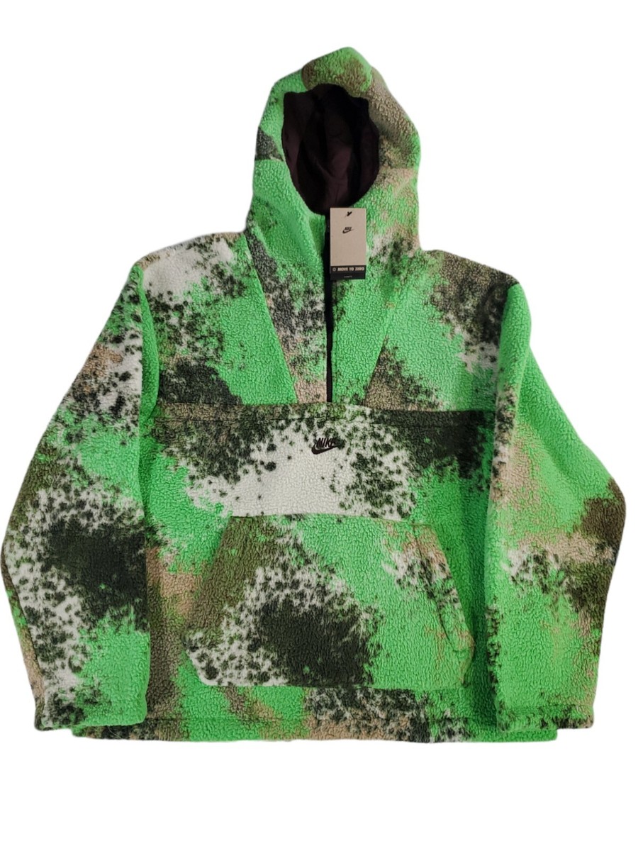 nike sherpa half zip hoodie