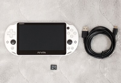 Sony PS Vita PCH-2000 Glacier White Slim Console w/ 8GB Memory 