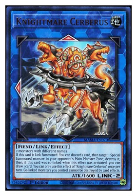 YuGiOh MAMA-EN070 Knightmare Cerberus Magnificent Mavens Ultra