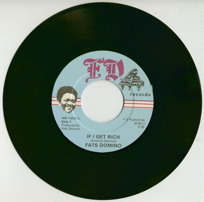 Fats Domino - If I Get Rich - My Old Time Used To Be (7inch, 45rpm) - Singles...