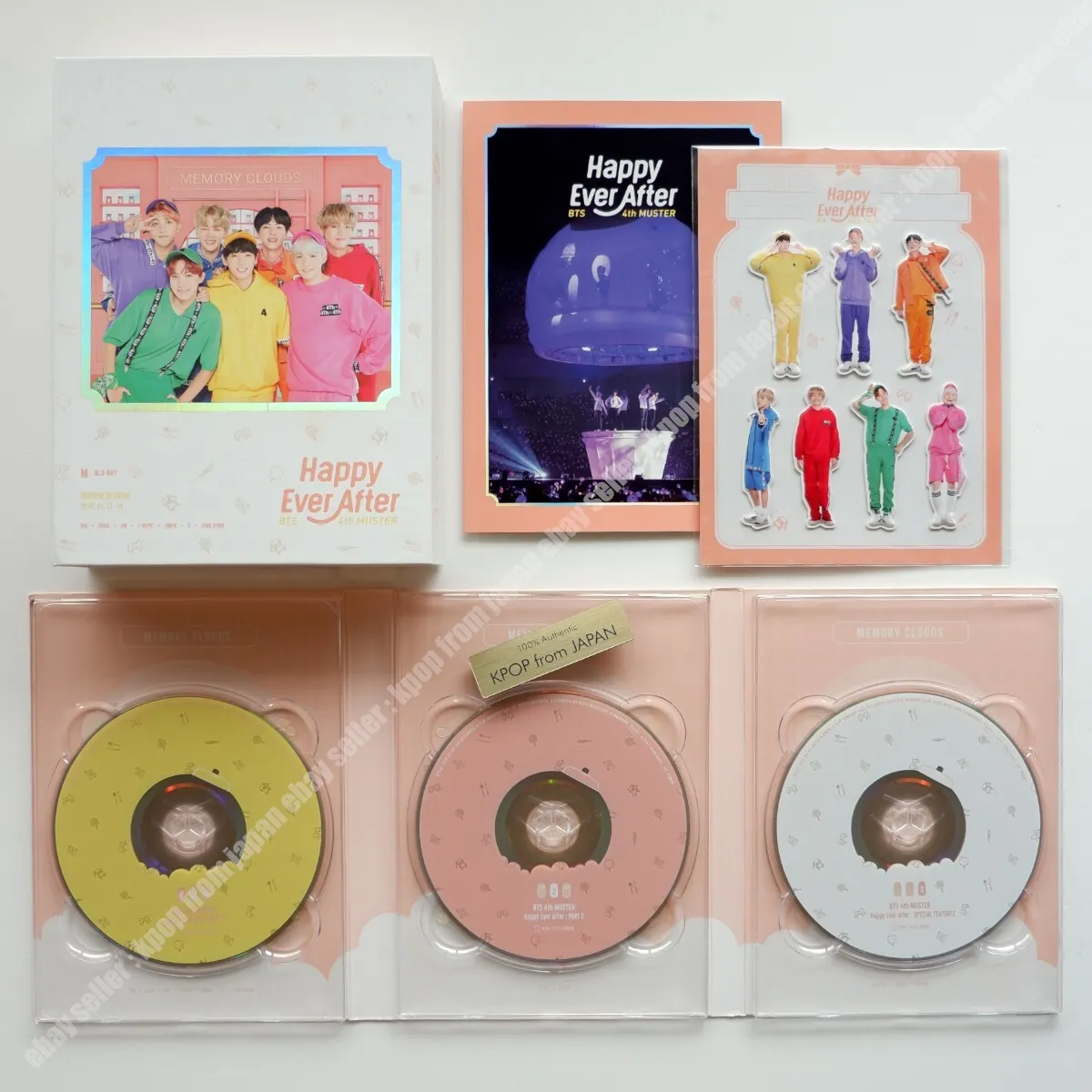BTS 4th Muster Happy Ever After Official Blu-ray BOX set English Sub