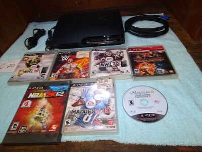 Sony PlayStation 3 Slim 250 Console CECH-2001A & 7 Games* | eBay