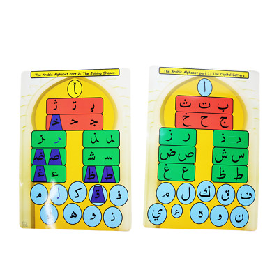 Arabisches Alphabet Formen & Laute (Arabisches Alphabet Blätter) 2 doppelseitige Blätter
