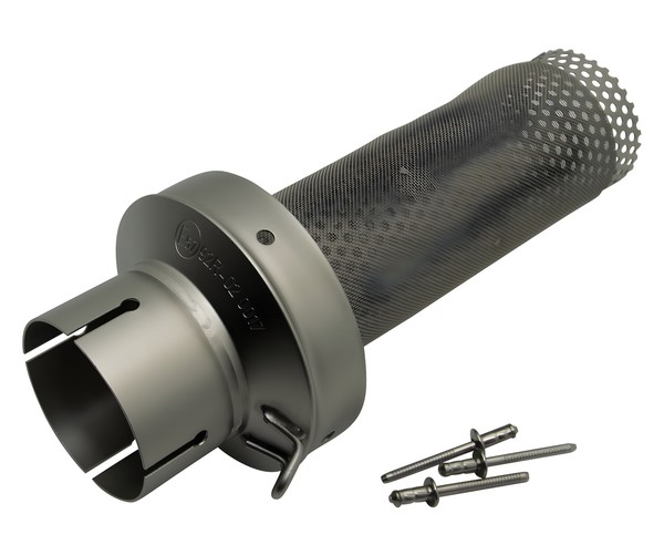 EndschalldäMpfer LeoVince Auspuffanlage LV-10 Edelstahl Ø 54,5Mm 173Mm Rechts-image