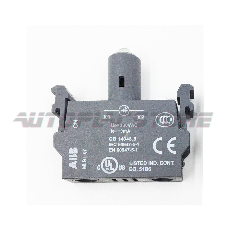 ABB MLBL-07R LED block Button base Pushbotton switches new 1PCS