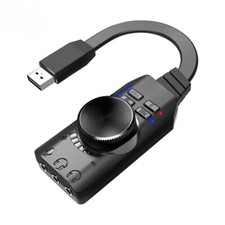 7.1 Channel External USB Computer Game Sound Card for PUBG Gaming External