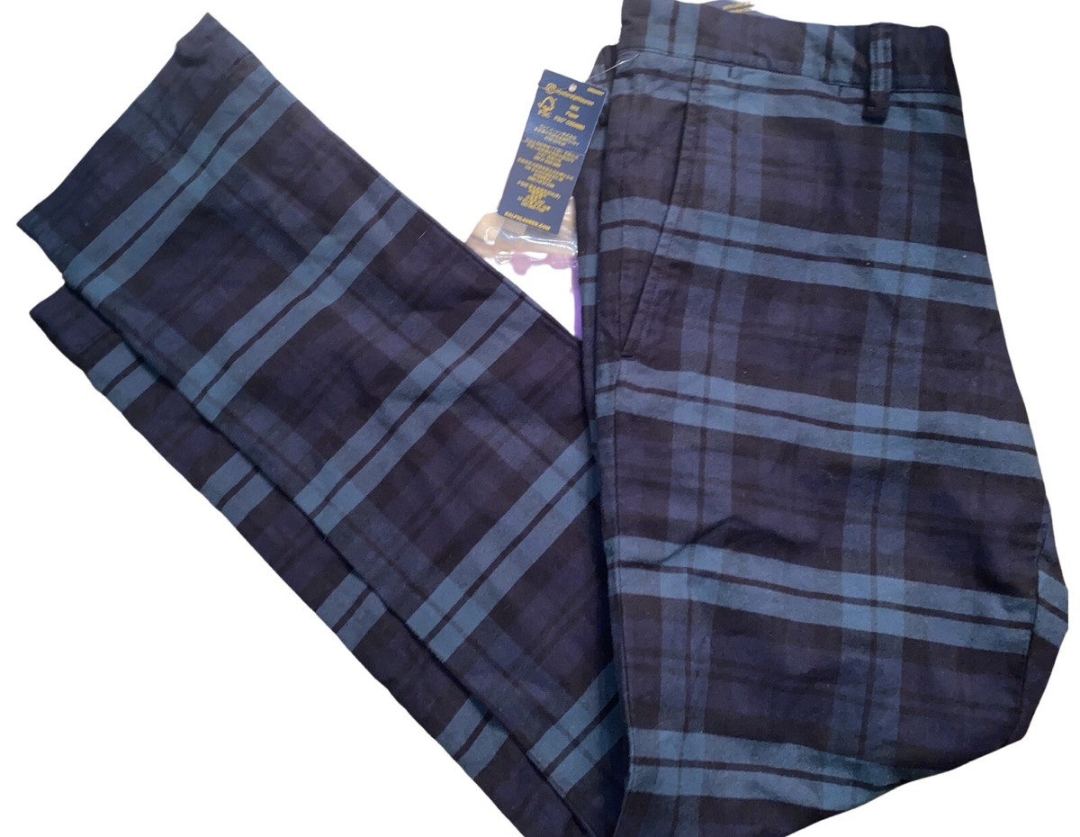 Polo Ralph Lauren Blackwatch Tartan Stretch Slim Bedford