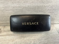 Versace Sunglasses Eyeglasses Case Only Hard Case Clamshell Black