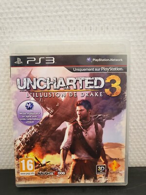 Jeu PS3 Uncharted 3 : L'Illusion De Drake - Version PAL FR GOTY Complète - Bon état