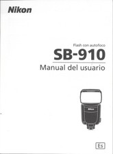 Nikon SB-910 Manual in Spanish Manual Del Usuario