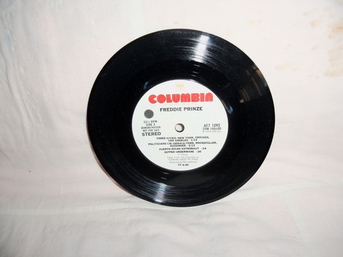 FREDDIE PRINZE-7" 331/3, 6 cuts, Promo, Colimbia, AE7 1092, 1975. Ex. - Picture 2 of 2