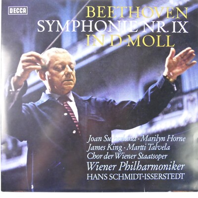 Hans Schmidt Isserstedt Beethoven Symphonie Nr.IX DECCA  LP-6143