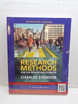 Research Methods for the Behavioral Sciences 5E Instructor's Edition Paperback