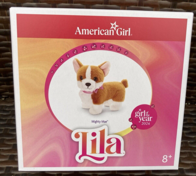 American Girl Lila's Corgi Mighty Mae NIB GOTY 2024 Plush Dog | eBay