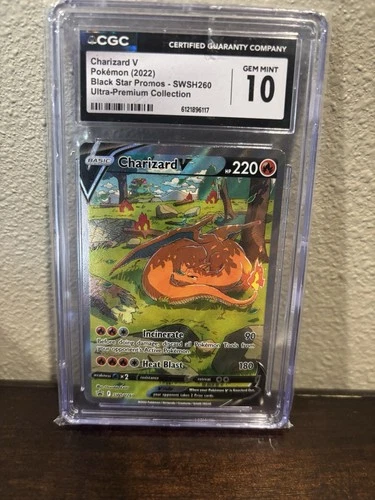 Charizard V SWSH260 Black Star Promo - CGC 10 Gem Mint (Pokemon TCG, English)