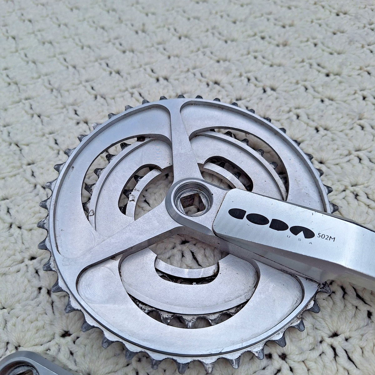 Vtg Coda 502M Canonndale CNC Machined Triple MTB Crankset 175mm 42