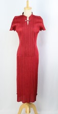 2pc Set PLEATS PLEASE Red Top  Skirt 252 9869