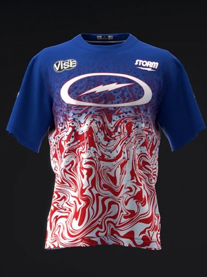 Falling Stars - Bowling Jersey - Customize Name & Logo