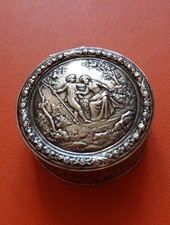 Boite XIXe Argent Massif Style Louis XV 50 Grammes 