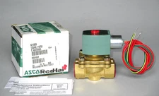 ASCO Solenoid Valve 8210G9 8210G009, 3/4" NPT, 120V Watertight Coil, 3UK70