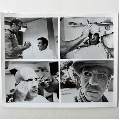 Leonard Nimoy Vintage 8x10 Press Photo Behind Scenes Paramount Western Original