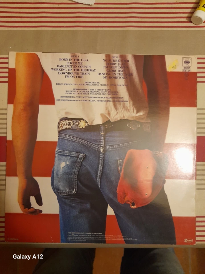 Bruce SPRINGSTEEN / Born In The U.S.A (1985) LP  DANCER IN THE DARK - Cover Me - Photo 3/3