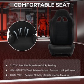 Supllueer 4080 Aluminum Racing Simulator Cockpit With Triple Monitor Mount &Seat