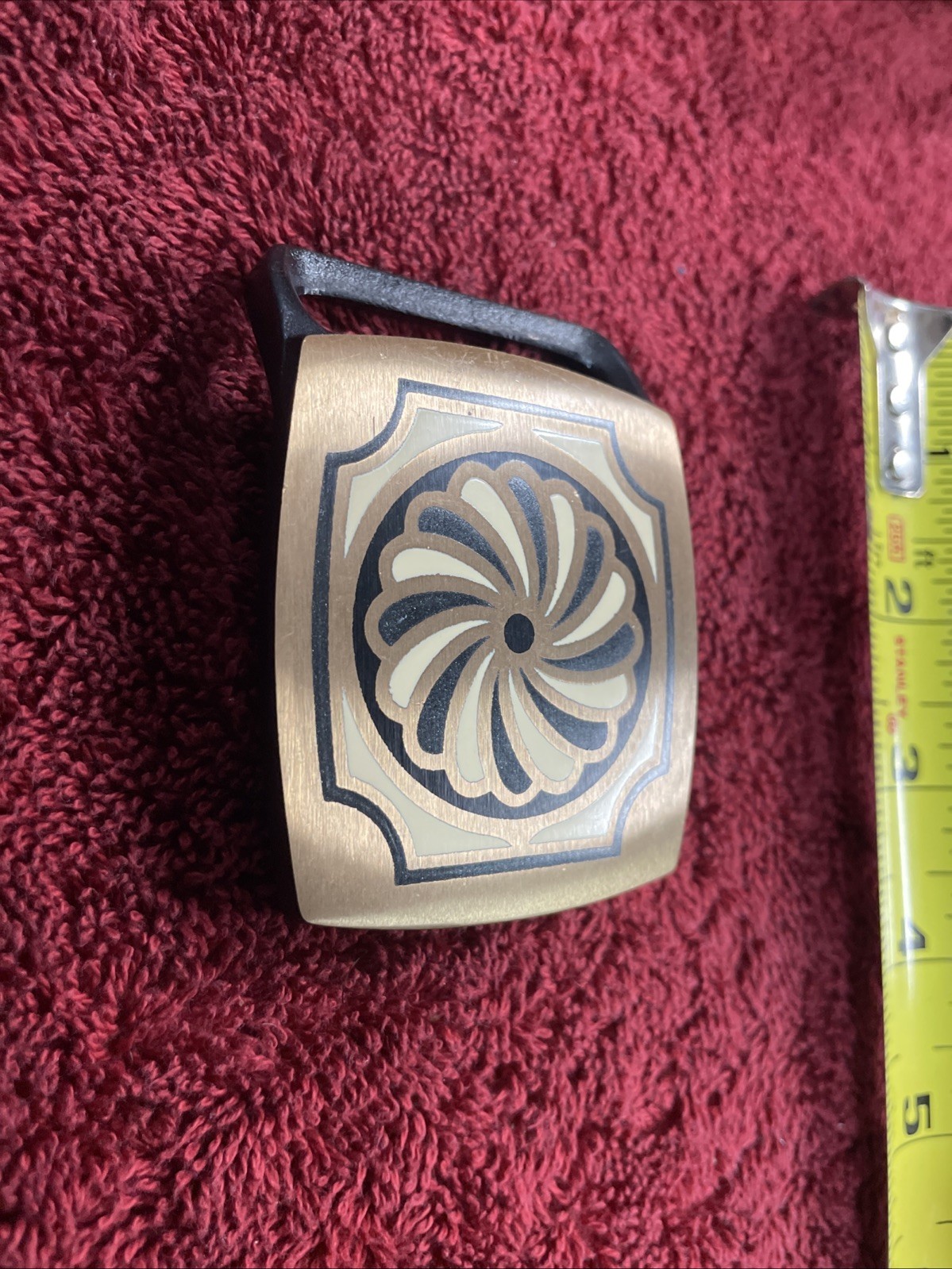 Tech Ether Guild Pinwheel Solid Brass 1978 Vintag… - image 2