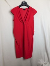 Next Maternity ladies size 14 red cap sleeve casual midi dress