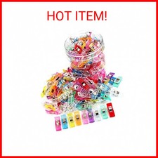 Otylzto Premium Plastic Clips, 100 Pcs with Box, Sewing Notions for Sewing Quilt