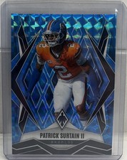 Patrick Surtain II 2025 Panini Phoenix #98 Light Blue Pyramids SP /385 Broncos