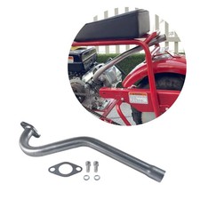 Exhaust Pipe ONLY Predator 79cc 98cc 3HP Harbor Coleman CT100U CC100x Mini Bike