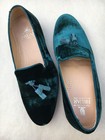 Men's House of Bruar green velvet opera pumps. US 9. UK 8. — photo 10