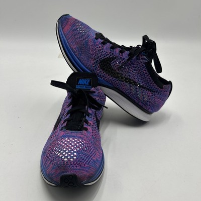Nike Flyknit Racer 526628-400 Mens Multicolor Running Shoes Sneakers Size 7.5