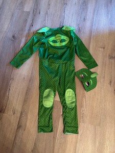 PJ MASKS Gekko Hero Dress-Up Set COSTUME HALLOWEEN Size 4-6 age 3+ NEW