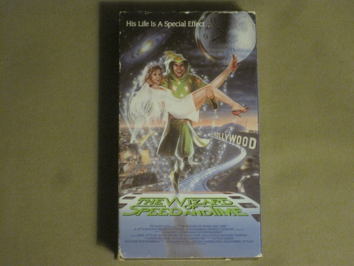 THE WIZARD OF SPEED AND TIME (1988) VHS MIKE JITTLOV SCREENER COPY