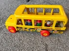 Vintage Fisher Price Little People 192 School Bus No Reserve!