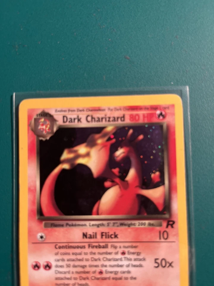 Pokemon TCG Dark Charizard Holo Rare Card 4/82 Team Rocket Series - Image 4 of 4