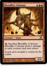 MTG Bloodfire Colossus 10th Edition Rare #191