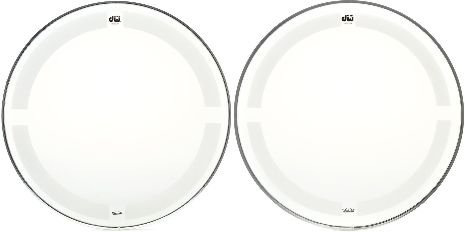 DW Coated Clear Drumhead - 14 inches + DW DRDHCC12 Value Bundle