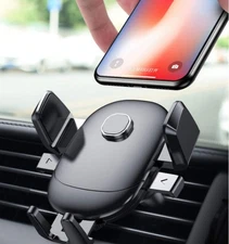 Universal Car Phone Holder with Strong Suction Cup – 360° Rotation Dashboard & W