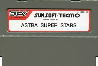 Used Astra Super Stars Cartridge Tecmo 1998 JAMMA From Japan
