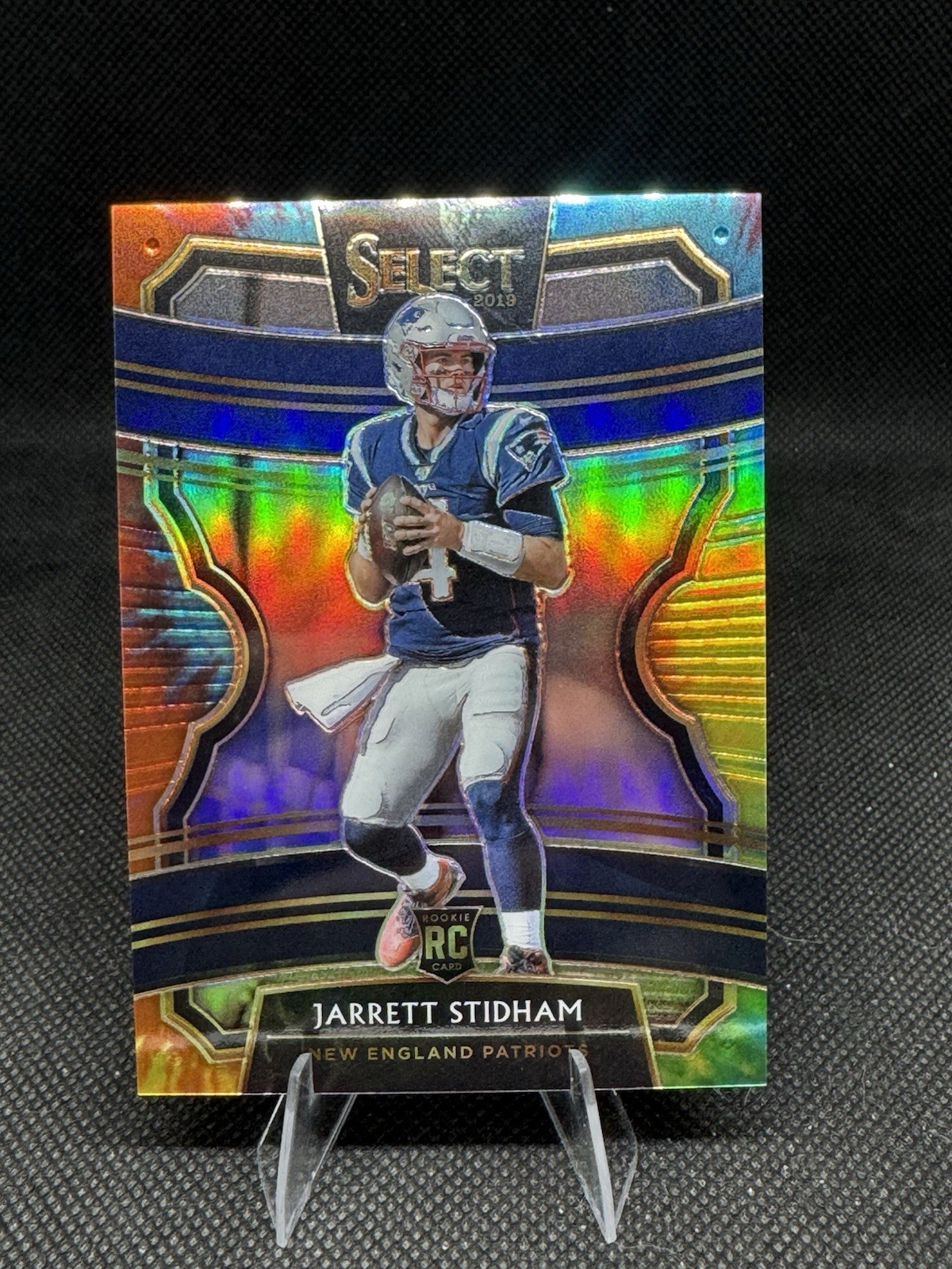 Jarrett Stidham 2019 Panini Select Concourse #75 Tie-Dye Prizm /25 (RC) Numbered