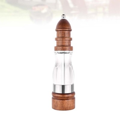  1pc Küchengerät Acryl Manuelle Pfeffermühle Gewürzflasche Box