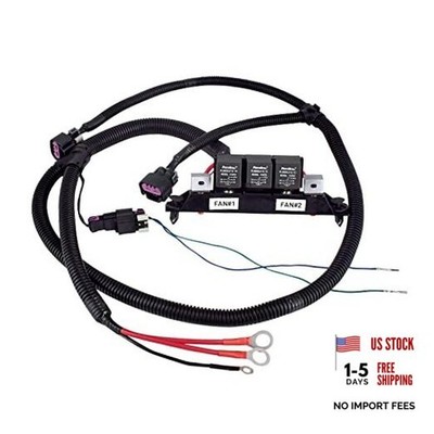 Speed Electric Dual Fan Control Wiring Harness Fits for Chevy Silverado