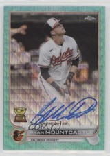 2022 Topps Chrome Veteran Aqua Wave Refractor 158/199 Ryan Mountcastle Auto 04cw