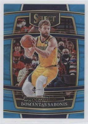 2021 Panini Select Concourse Light Blue Prizm 245/299 Domantas Sabonis #73 12yh
